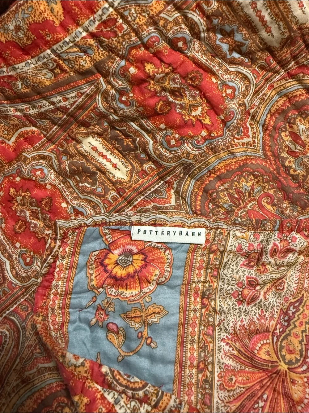 Pottery Barn reversible quilt